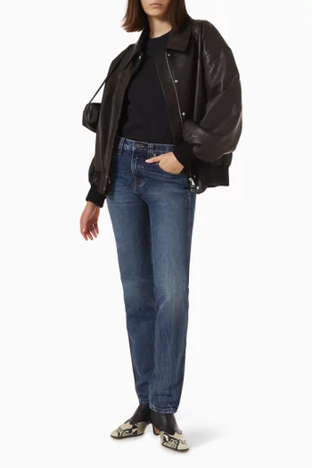 Shelman Jacket in Textured Lambskin