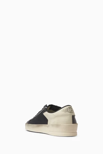 Stardan Under Net Star Sneakers in Leather