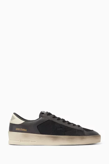 Stardan Under Net Star Sneakers in Leather