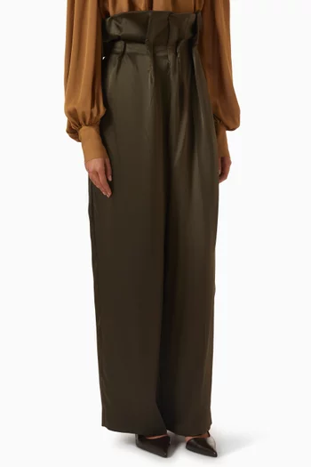 Kira Pants in Satin