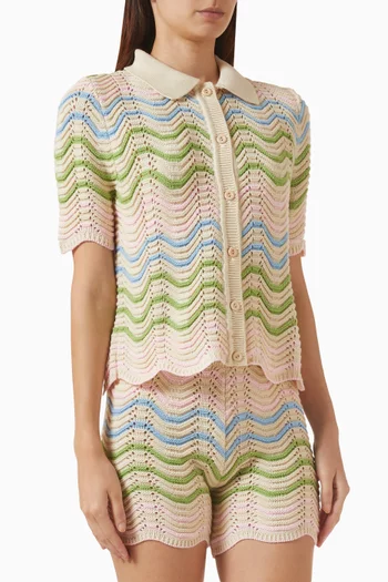 Brooks Shirt in Cotton-knit