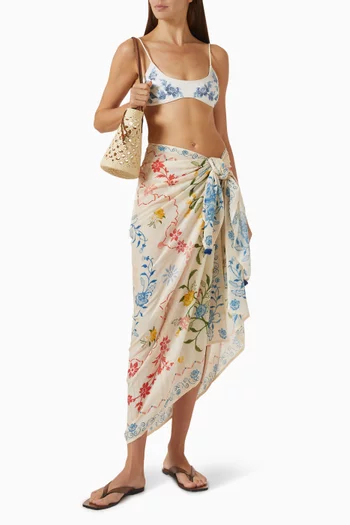 Marine Printed Pareo