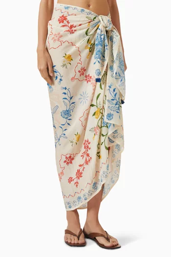 Marine Printed Pareo