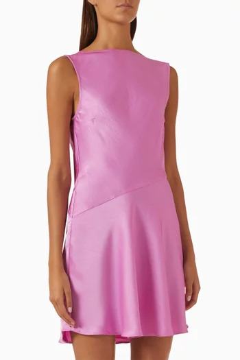 Chiara Cowl-back Mini Dress