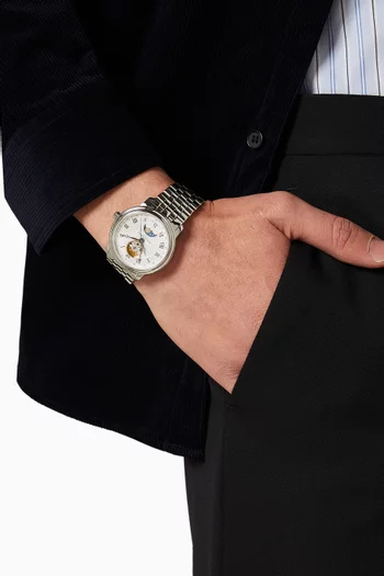 Classics Heartbeat Moonphase Automatic Watch, 40mm