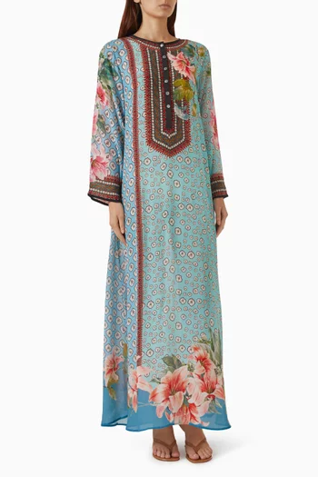 Baaka Kaftan in Bemberg Crepe