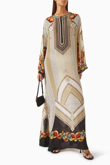 Bambi Kaftan in Bemberg Crepe