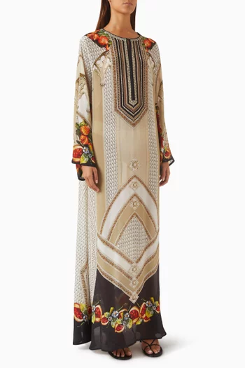 Bambi Kaftan in Bemberg Crepe