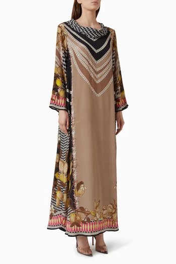 Lavanya Kaftan in Bemberg Crepe