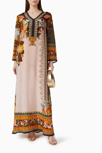 Chanetelle Kaftan in Bemberg Crepe