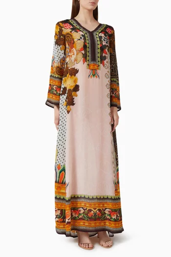 Chanetelle Kaftan in Bemberg Crepe