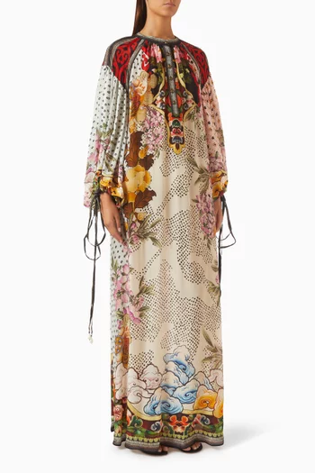 Angelica Kaftan in Bemberg Crepe