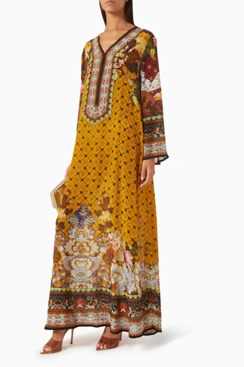 Montijo Kaftan in Bemberg Crepe