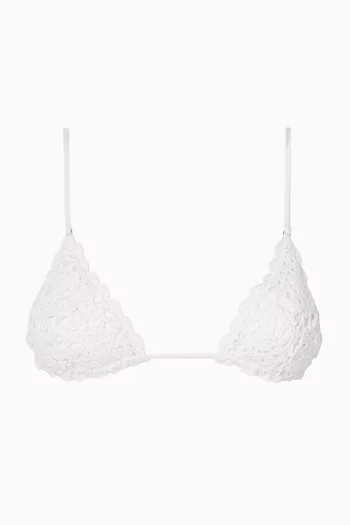 x Paige Lorenze Elena Bikini Top in Crochet