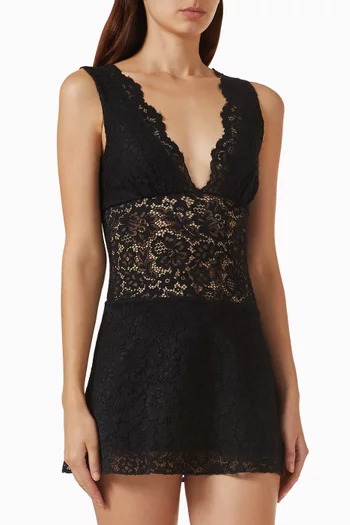 Moon Dance Mini Dress in Lace