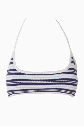 x JENNIE Star Knit Bikini Top