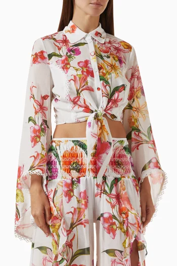 Lei Shirt in Cotton-blend