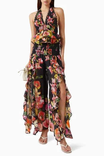 Island Pants in Cotton-blend