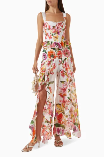 Island Pants in Cotton-blend