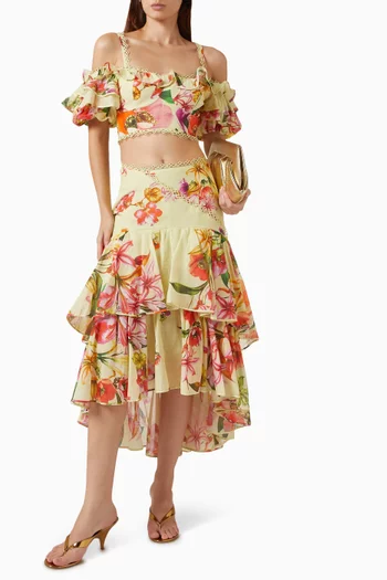 Bloom Top in Cotton-blend