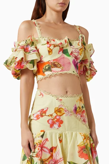 Bloom Top in Cotton-blend