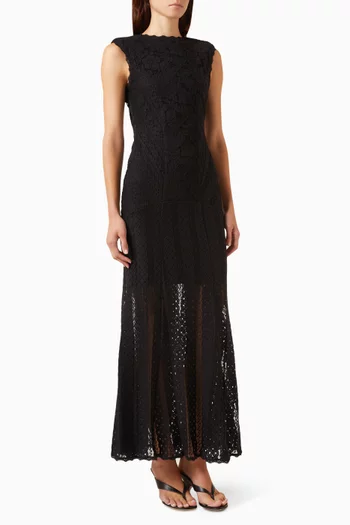 Lovie Maxi Dress in Cotton-blend