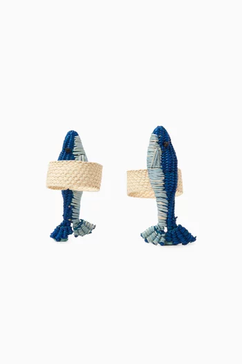 Sardine Napkin Rings, Set of 2