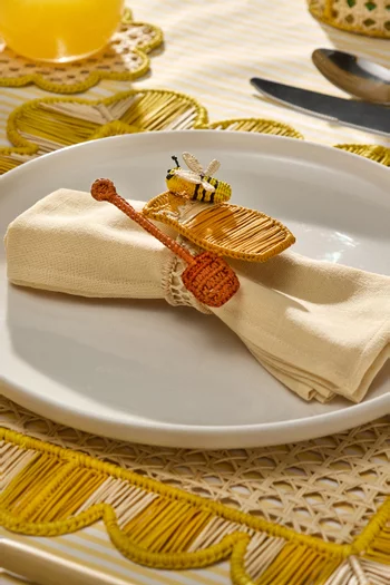 Honey Napkin Rings, Set of 2