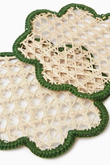 Scalloped Coasters, Set of 2