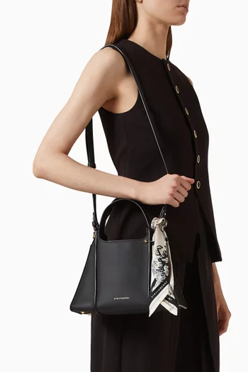 Arkshell Top-handle Bag in Leather