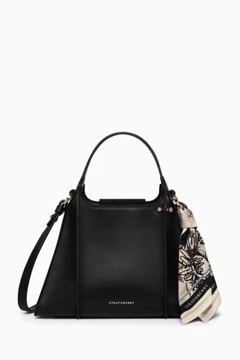 Arkshell Top-handle Bag in Leather