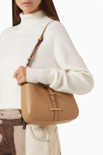 Kite Sling Crossbody Bag in Fine Grain Leather