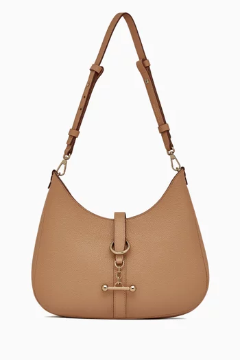 Kite Sling Crossbody Bag in Fine Grain Leather