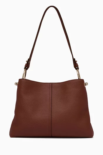 Lana Hobo Shoulder Bag in Calf Leather