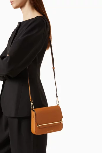 Ace Mini Crossbody Bag in Grained Leather