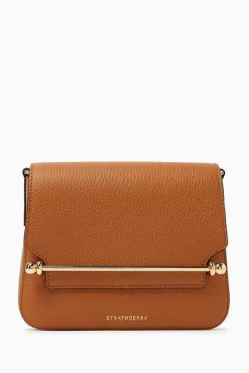 Ace Mini Crossbody Bag in Grained Leather