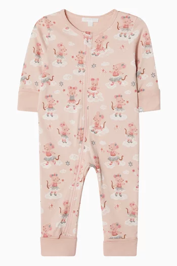 Ballet Dreams Sleepsuit in Cotton