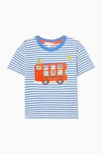 Striped T-shirt in Organic Cotton