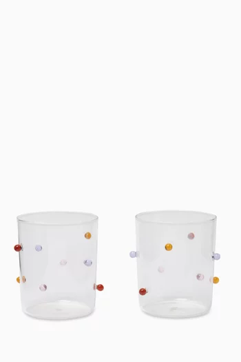 Medium Pomponette Gobelets, Set of 2