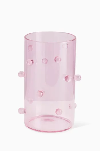 Pomponette Vase in Glass