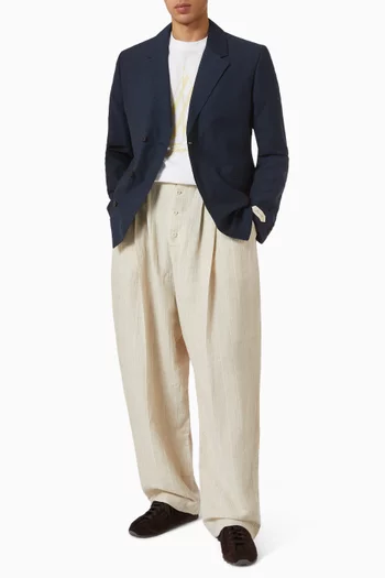 The Melo Blazer in Linen-blend