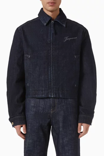 La Veste de-Nîmes Canevas Jacket in Denim
