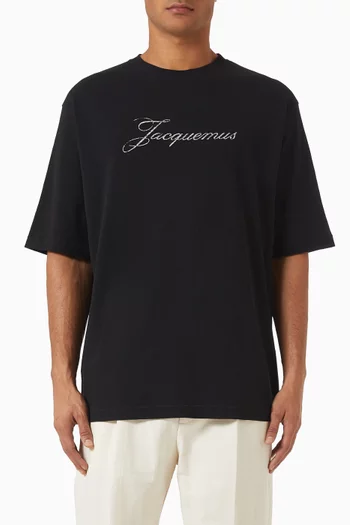 Logo-print T-shirt in Cotton-jersey