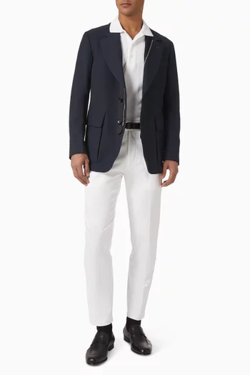 Chino Pants in Stretch Cotton Twill