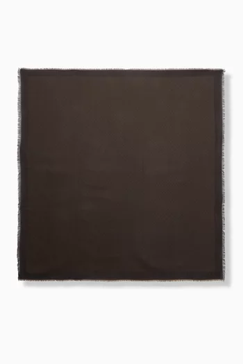 Fringed Shawl in Cashmere-silk
