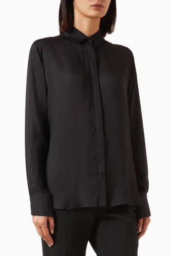 Buttoned Shirt in Silk