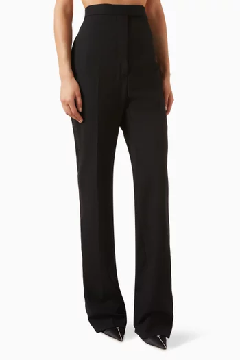 High-waisted Tuxedo Pants