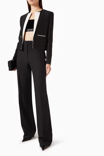 Radzimir Spencer Jacket in Virgin Wool Blend