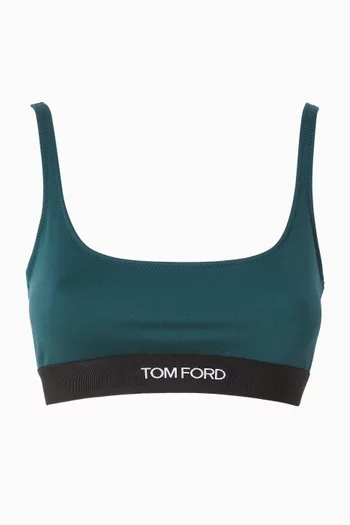 Logo Bralette in Modal-blend