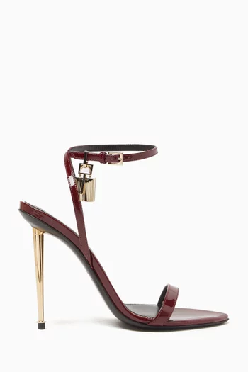 Padlock 105 Sandals in Patent Leather